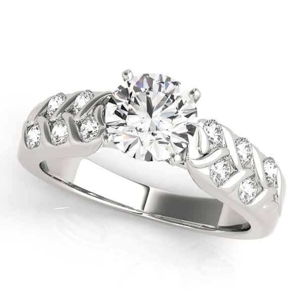 ENGAGEMENT RINGS MULTIROW — style 50366 in 10k White Gold