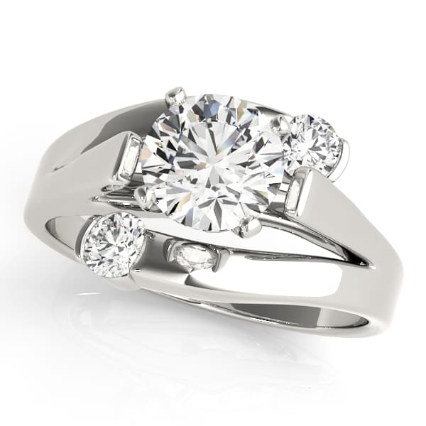 ENGAGEMENT RINGS SOLITAIRES ROUND — style 50369 in 10k White Gold