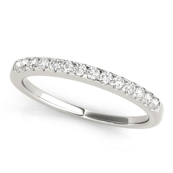 Prong Set Wedding Bands — View 1