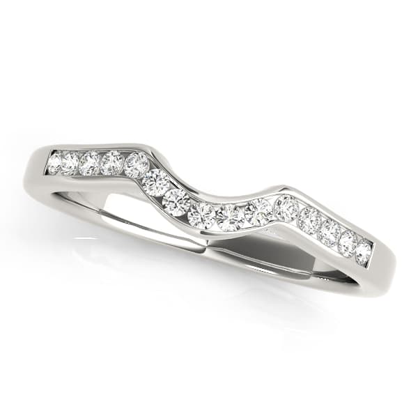 Wedding Bands Curved Bands — View 1