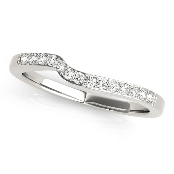 Wedding Bands Curved Bands — 2 CT — View 1