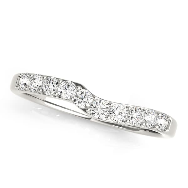 Wedding Bands Curved Bands — View 1