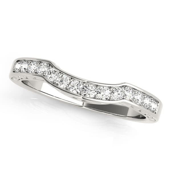 Wedding Bands Curved Bands — View 1