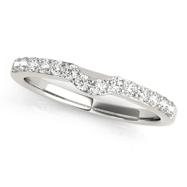 Wedding Bands Curved Bands — View 1