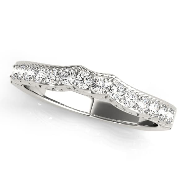 Wedding Bands Curved Bands — View 1