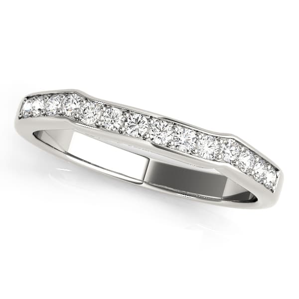 Wedding Bands Curved Bands — View 1