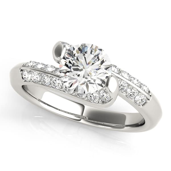 ENGAGEMENT RINGS MULTIROW — style 50427 in 10k White Gold
