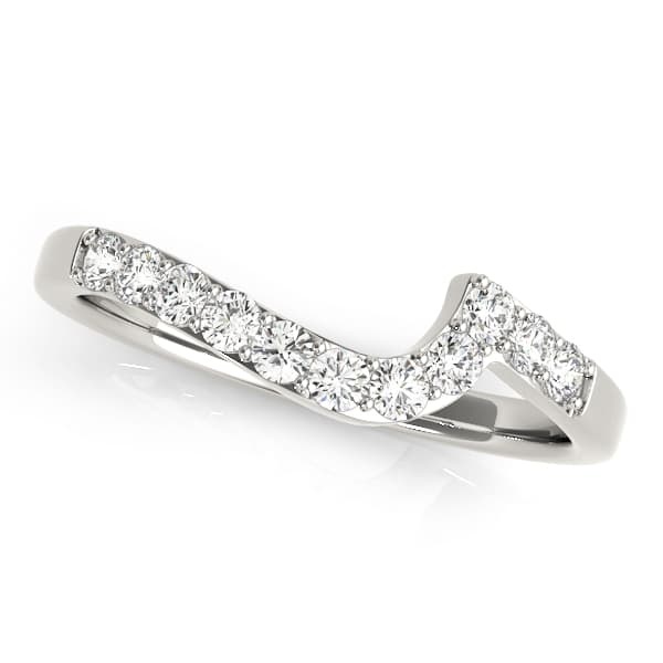 Wedding Bands Curved Bands — View 1