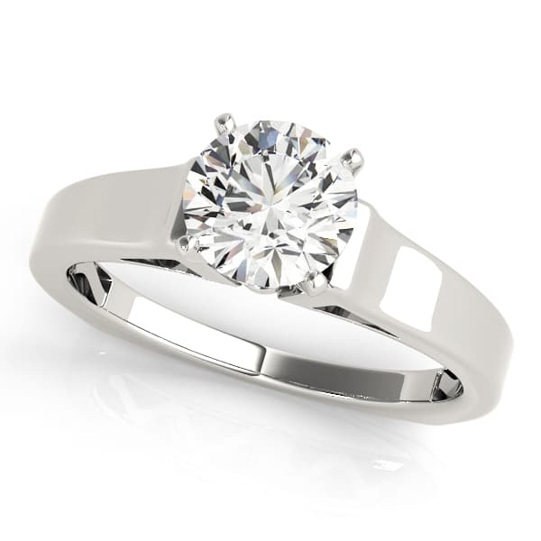 Solitaire Engagement Ring — style 50436 in 10k White Gold