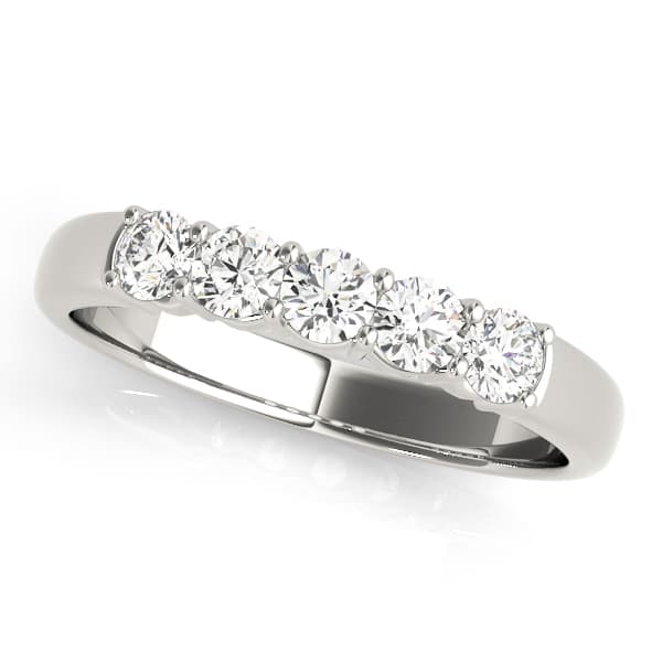 Prong Set Wedding Rings — View 1