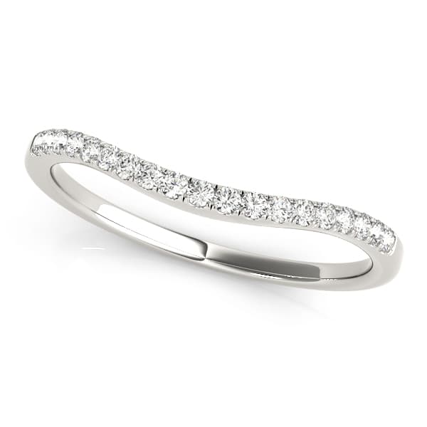 Wedding Bands Curved Bands — 2 CT — View 1