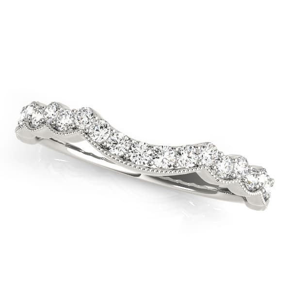 Wedding Bands Curved Bands — View 1