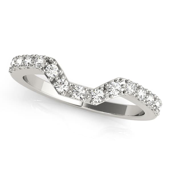Wedding Bands Curved Bands — View 1