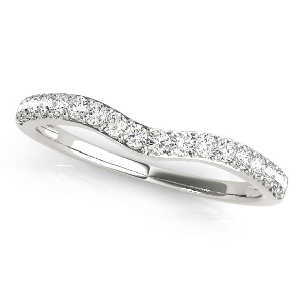 Wedding Bands Curved Bands — View 1