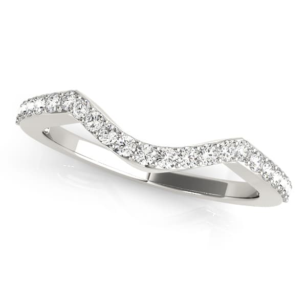 Wedding Bands Curved Bands — View 1