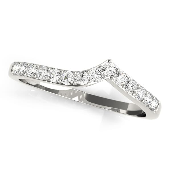 Wedding Bands Curved Bands — View 1