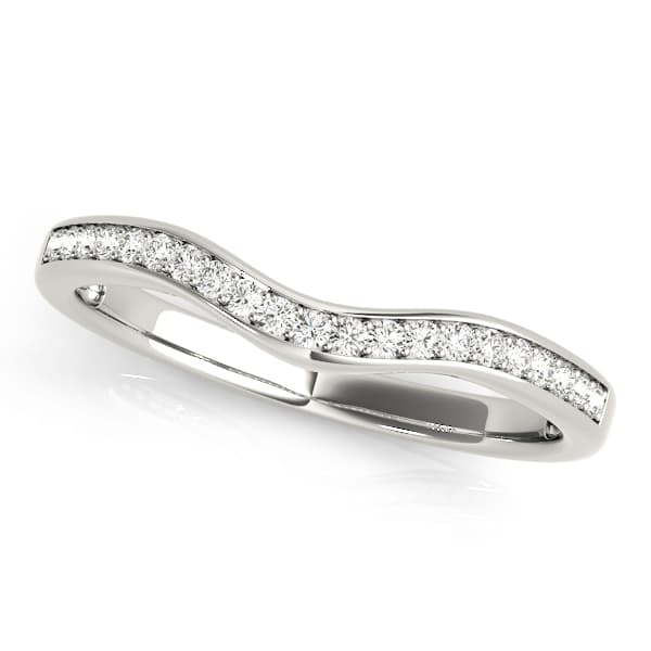 Wedding Bands Curved Bands — View 1