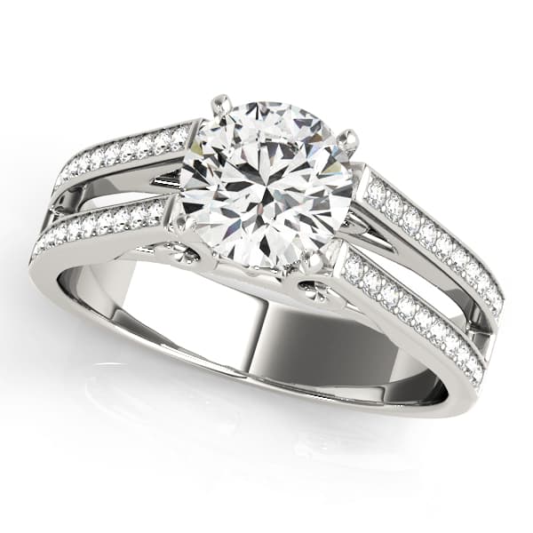 ENGAGEMENT RINGS MULTIROW — style 50515 in 10k White Gold