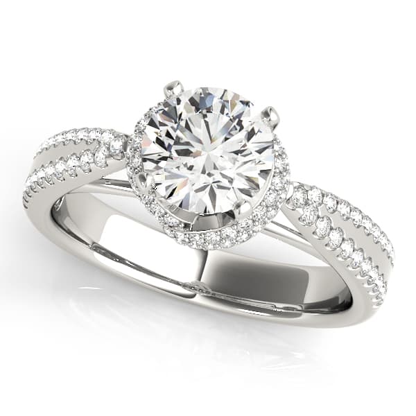 ENGAGEMENT RINGS MULTIROW — style 50527 in 10k White Gold