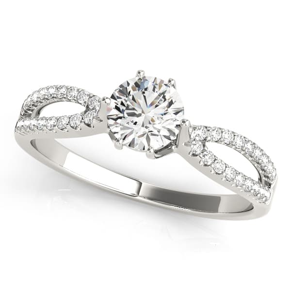 ENGAGEMENT RINGS MULTIROW — style 50538 in 10k White Gold