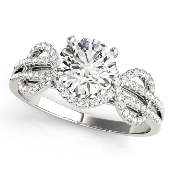 ENGAGEMENT RINGS MULTIROW — style 50539 in 10k White Gold