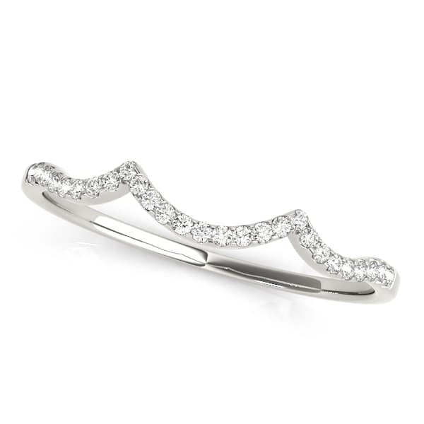 Wedding Bands Curved Bands — A — View 1
