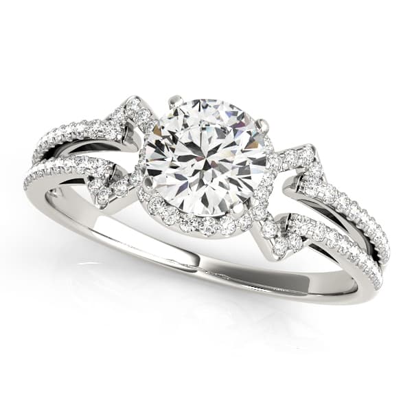 ENGAGEMENT RINGS MULTIROW — style 50546 in 10k White Gold