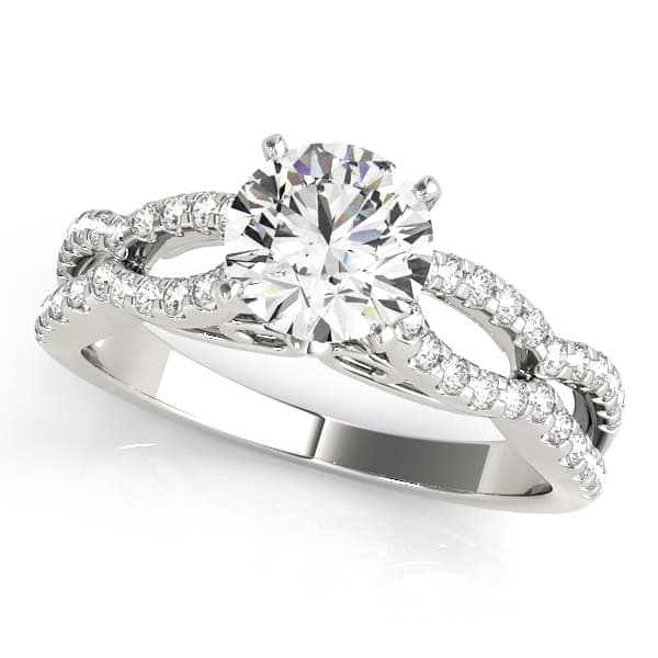 ENGAGEMENT RINGS MULTIROW — style 50553 in 10k White Gold