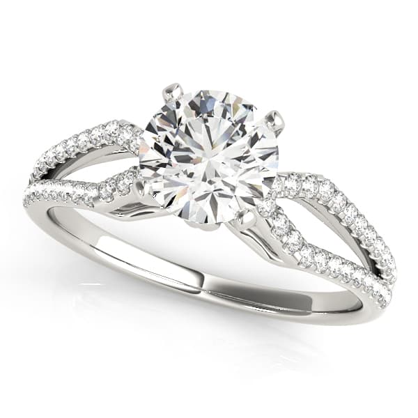 ENGAGEMENT RINGS MULTIROW — style 50555 in 10k White Gold
