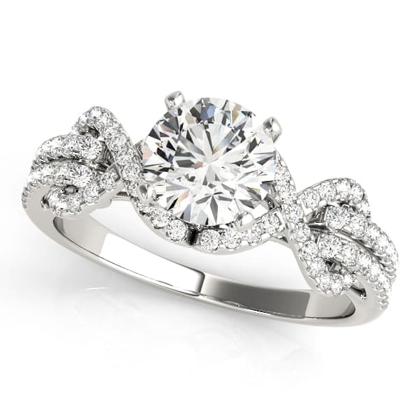 ENGAGEMENT RINGS MULTIROW — style 50556 in 10k White Gold