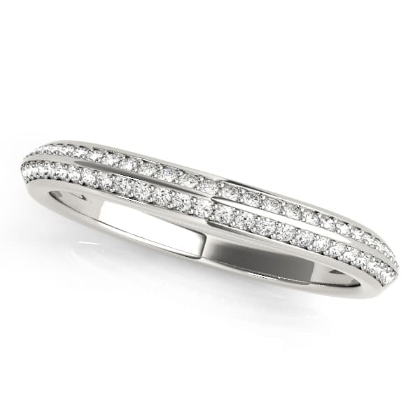 Wedding Bands Curved Bands — View 1
