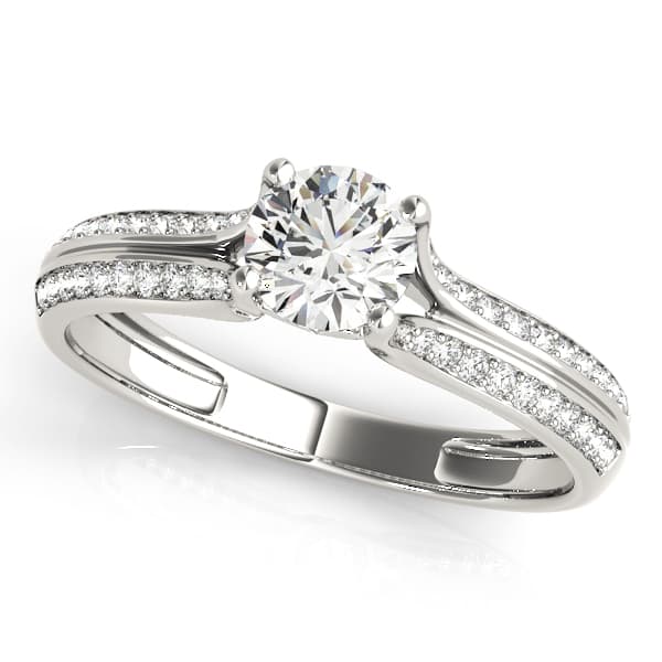 ENGAGEMENT RINGS MULTIROW — style 50566 in 10k White Gold