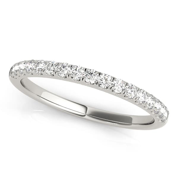 Split Prong Wedding Band — View 1