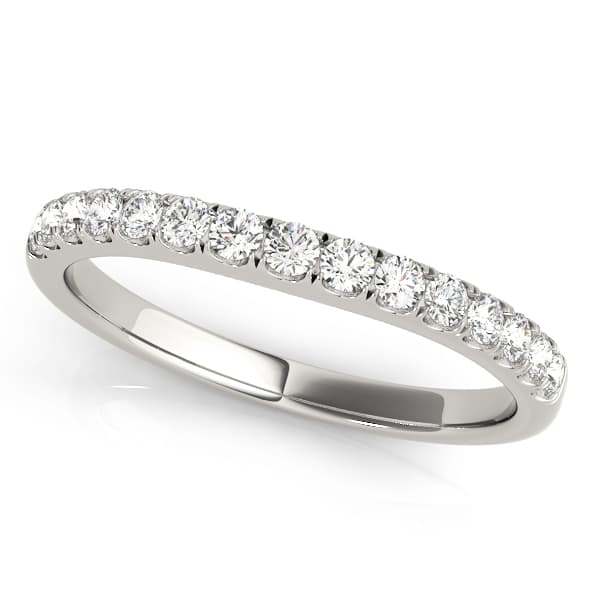 Split-Prong Wedding Band — View 1
