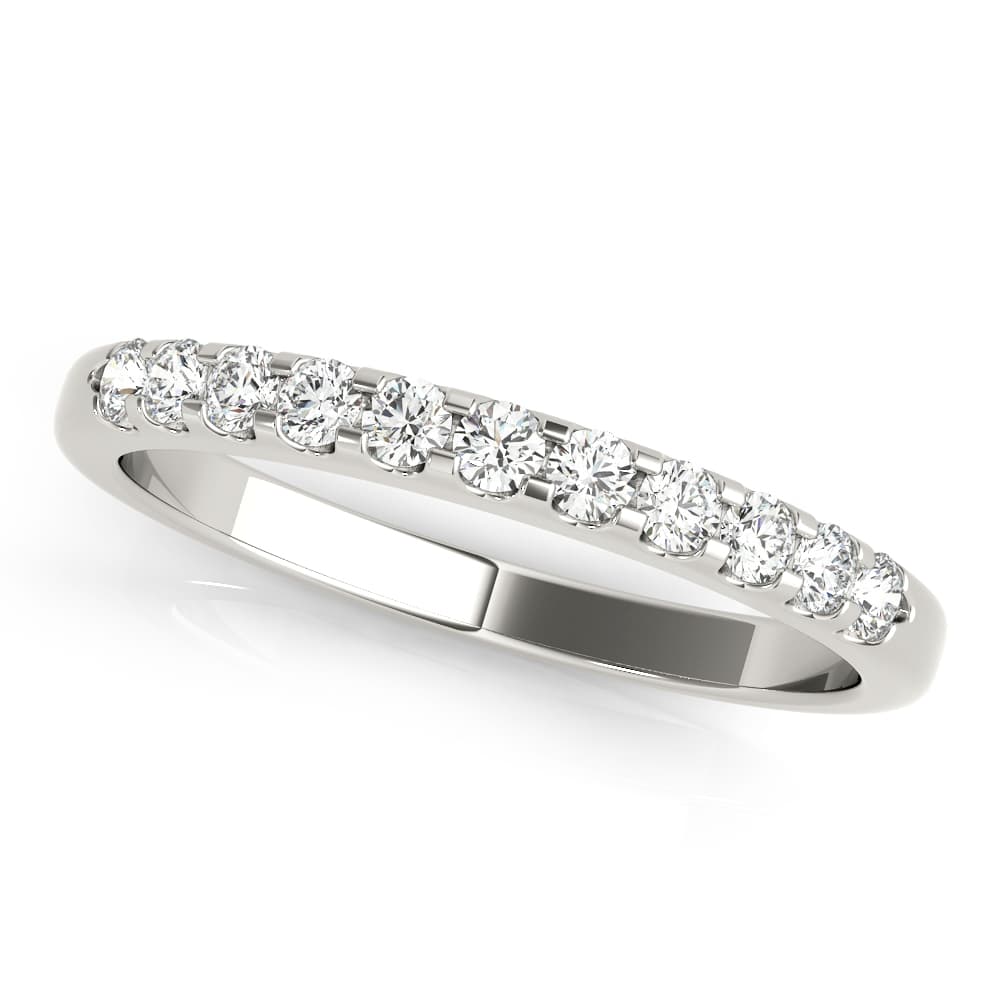 Shared Prong Wedding Ring — View 1