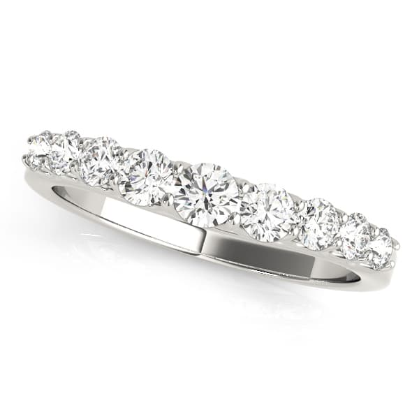 Trellis Curved Wedding Bands — View 1