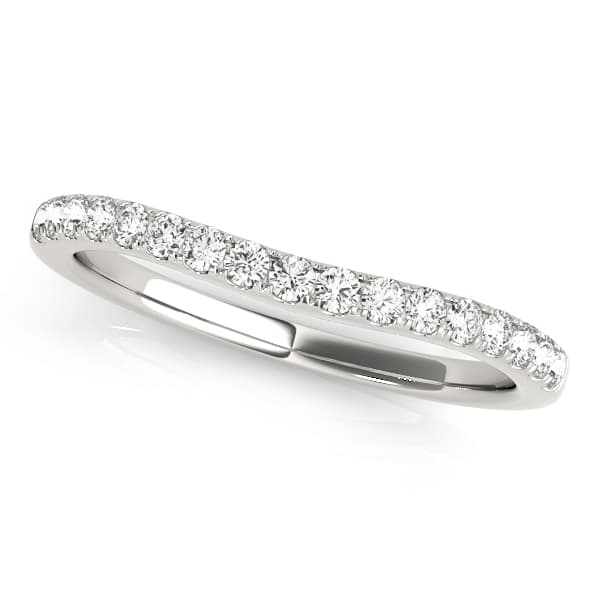 Wedding Bands Curved Bands — View 1