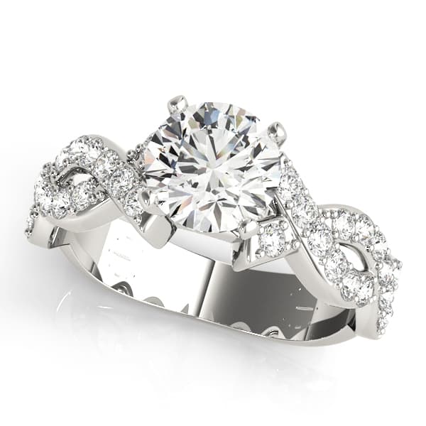 Infinity Multirow Engagement Ring — style 50627 in 10k White Gold