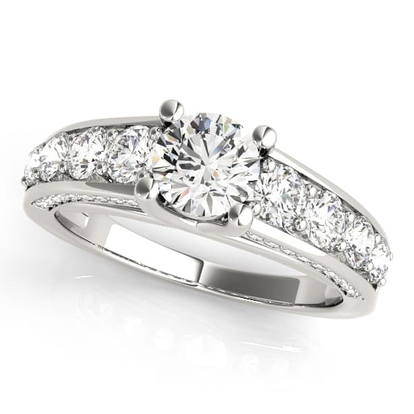 ENGAGEMENT RINGS TRELLIS — style 50640 in 10k White Gold