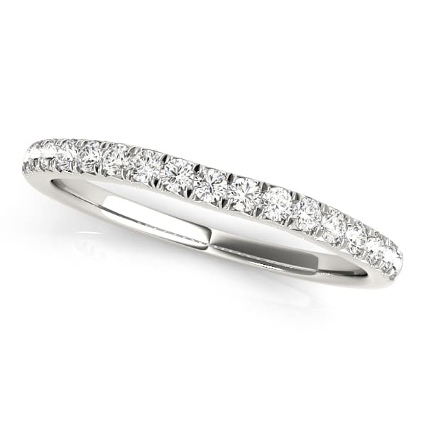 Split Prong Wedding Band — View 1