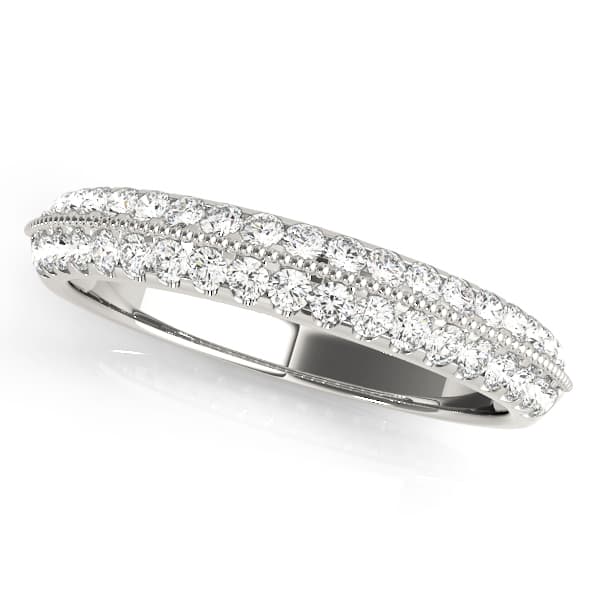 Wedding Bands Prong Set — View 1