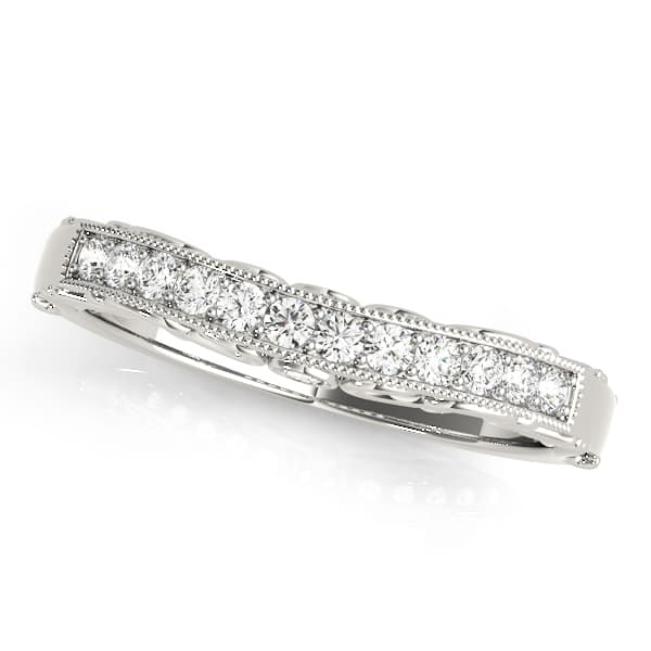 Wedding Bands Curved Bands — View 1
