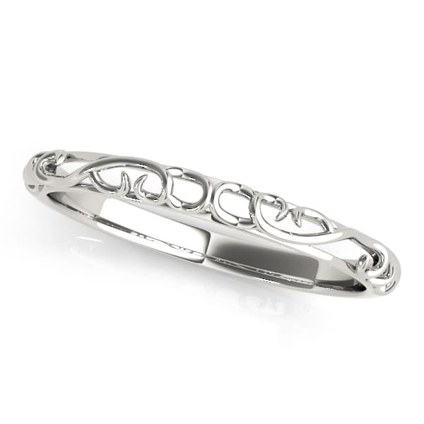 Vintage Inspired Wedding Band — View 1