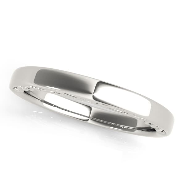 Side Scroll Filigree Wedding Band — View 1