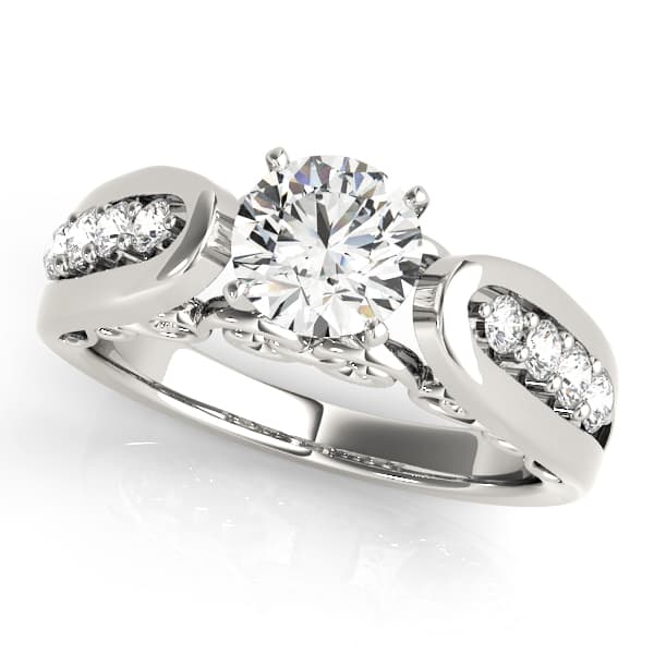 ENGAGEMENT RING — style 50821 in 10k White Gold