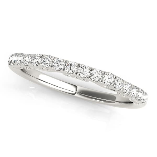 Wedding Bands Curved Bands — View 1