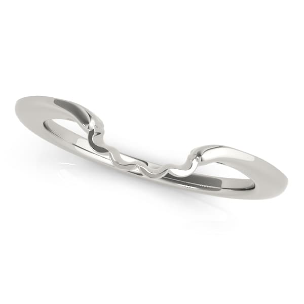 Curved Wedding Band — View 1