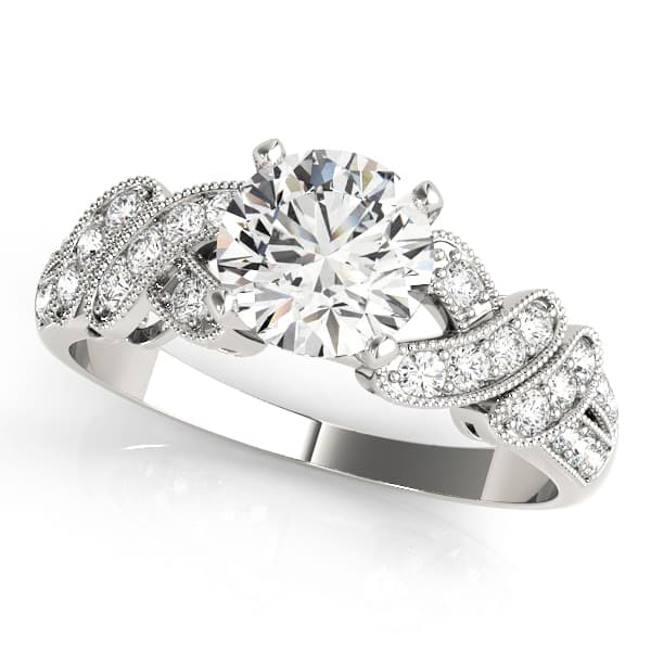 ENGAGEMENT RINGS MULTIROW — style 50832 in 10k White Gold