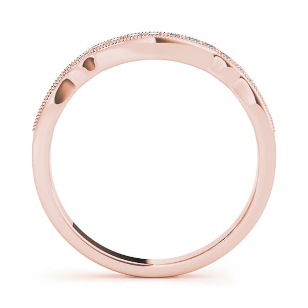  (1/4 ct. tw.), Side view in rose gold
