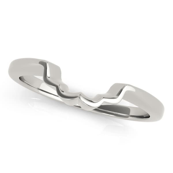 Curved Wedding Band — View 1